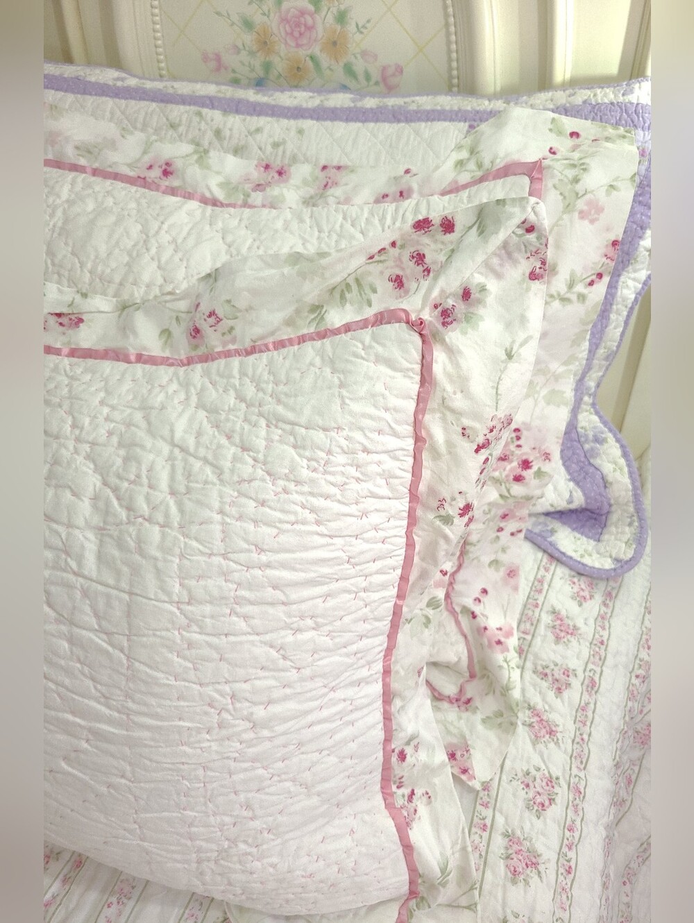EUC Simply Shabby Chic Rachel Ashwell Pillow Sham Set - Picture 3 of 5